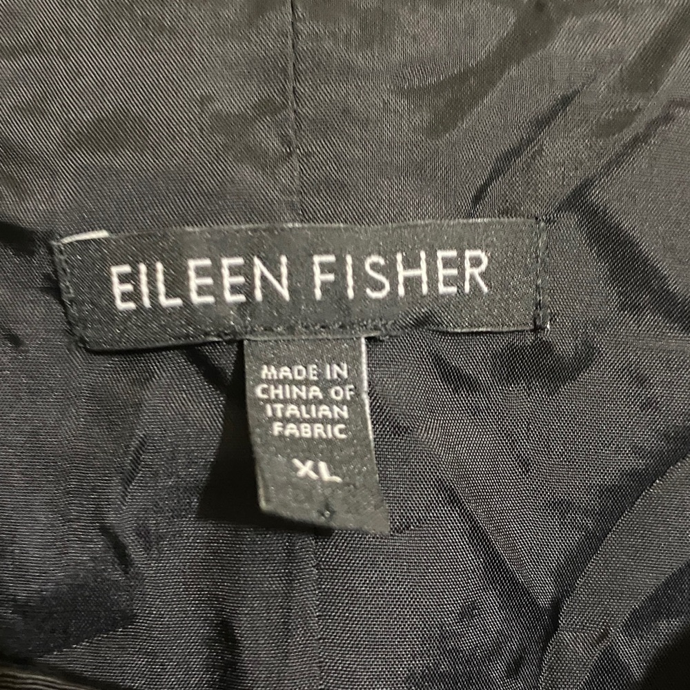 NWOT EILEEN FISHER Relaxed-Fit Textured Jacket w 3/4 Sleeve Women's Size XL - Picture 8 of 9